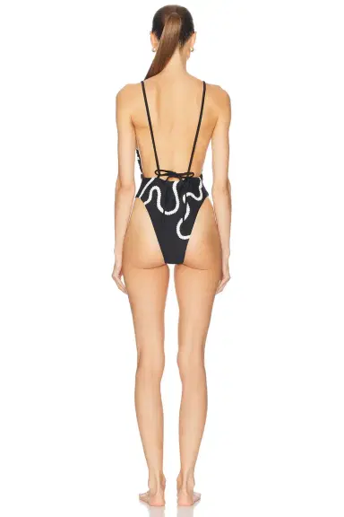 BODE Rickrack One Piece Swimsuit | Thumbnail 3 BODE Rickrack One Piece Swimsuit | Thumbnail 3