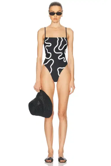 BODE Rickrack One Piece Swimsuit | Thumbnail 4 BODE Rickrack One Piece Swimsuit | Thumbnail 4