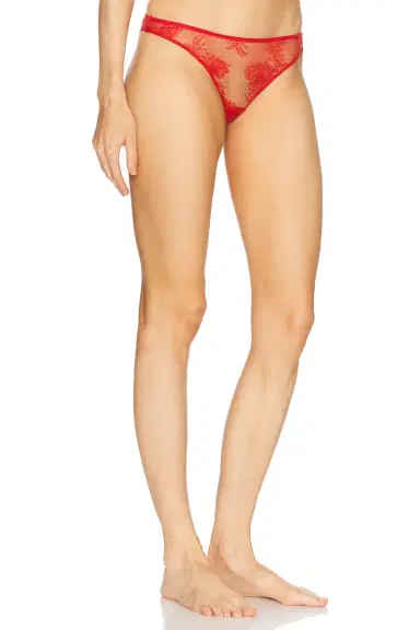fleur du mal Bouquet Lace Cheeky Underwear | Thumbnail 2 fleur du mal Bouquet Lace Cheeky Underwear | Thumbnail 2