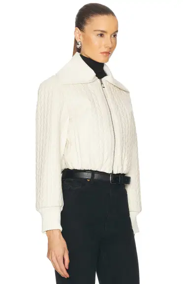 SIMKHAI Palmer Quilted Cropped Jacket | Thumbnail 3 SIMKHAI Palmer Quilted Cropped Jacket | Thumbnail 3