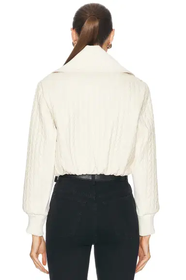 SIMKHAI Palmer Quilted Cropped Jacket | Thumbnail 4 SIMKHAI Palmer Quilted Cropped Jacket | Thumbnail 4