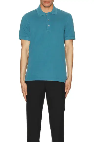 TOM FORD Lyocell Piquet Polo | Thumbnail 3 TOM FORD Lyocell Piquet Polo | Thumbnail 3
