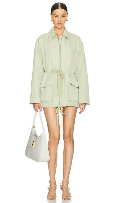 GRLFRND Tech Gabardine Parka Jacket | Thumbnail 1 GRLFRND Tech Gabardine Parka Jacket | Thumbnail 1