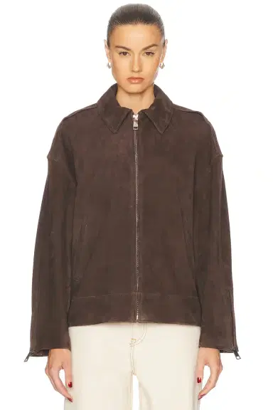 GRLFRND Alek Suede Jacket | Thumbnail 2 GRLFRND Alek Suede Jacket | Thumbnail 2