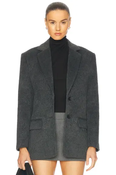 GRLFRND Wool Blend Blazer | Thumbnail 3 GRLFRND Wool Blend Blazer | Thumbnail 3