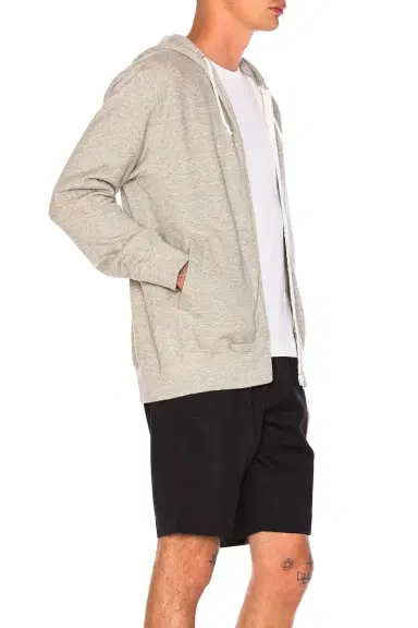 Comme des Garçons PLAY Red Emblem Zip Cotton Hoodie | Thumbnail 3 Comme des Garçons PLAY Red Emblem Zip Cotton Hoodie | Thumbnail 3