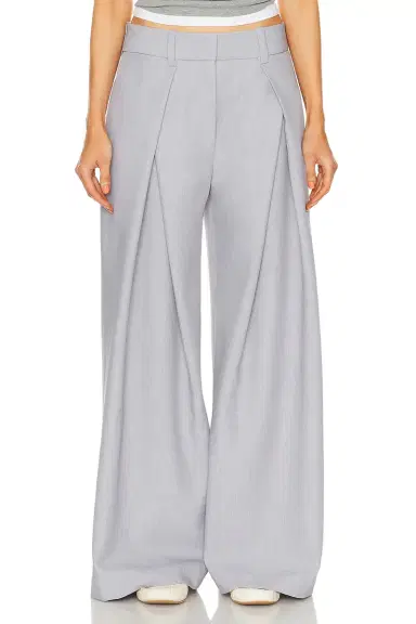 GRLFRND Nolan Pleated Trouser | Thumbnail 1 GRLFRND Nolan Pleated Trouser | Thumbnail 1