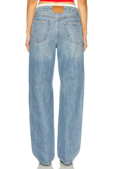 Alexander Wang Mid Rise Straight Leg Jeans | Thumbnail 4 Alexander Wang Mid Rise Straight Leg Jeans | Thumbnail 4