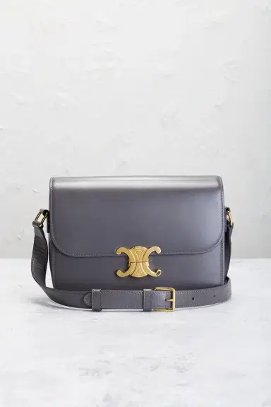 Celine Triomphe Shoulder Bag | Thumbnail 4 Celine Triomphe Shoulder Bag | Thumbnail 4