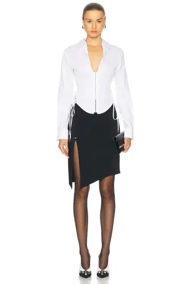 Mugler Slit Long Skirt | Thumbnail 5 Mugler Slit Long Skirt | Thumbnail 5