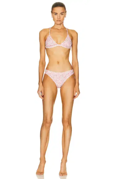 Moncler Bikini Logo Print Set | Thumbnail 1 Moncler Bikini Logo Print Set | Thumbnail 1