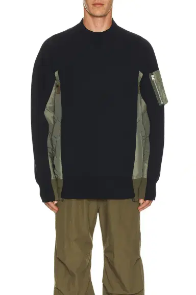 Sacai Sponge Sweat Pullover | Thumbnail 3 Sacai Sponge Sweat Pullover | Thumbnail 3