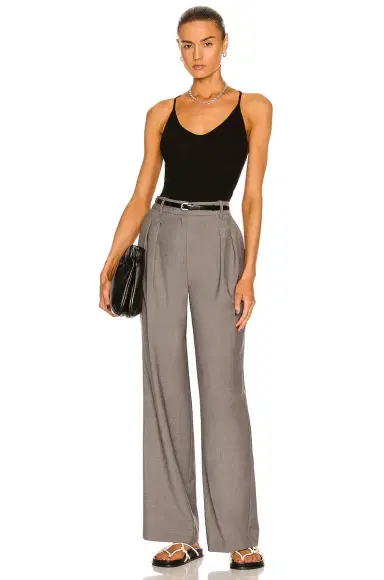 Enza Costa Stretch Silk Knit V Racer Tank Top | Thumbnail 4 Enza Costa Stretch Silk Knit V Racer Tank Top | Thumbnail 4