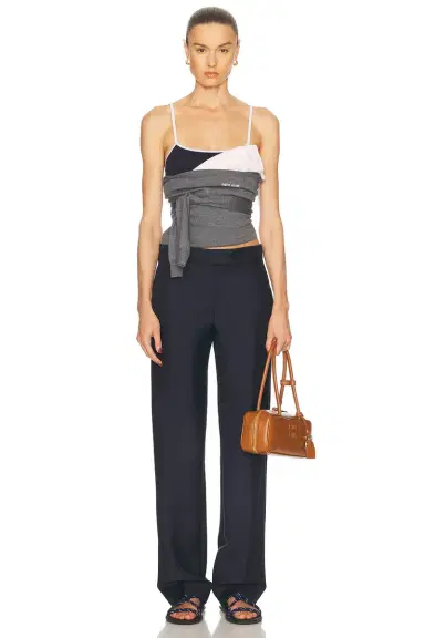 Miu Miu Straight Leg Trouser | Thumbnail 5 Miu Miu Straight Leg Trouser | Thumbnail 5