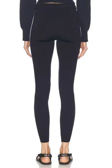 Miu Miu Mid-rise Legging | Thumbnail 4 Miu Miu Mid-rise Legging | Thumbnail 4