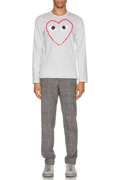 Comme des Garçons PLAY Heart Logo Long Sleeve Tee | Thumbnail 4 Comme des Garçons PLAY Heart Logo Long Sleeve Tee | Thumbnail 4
