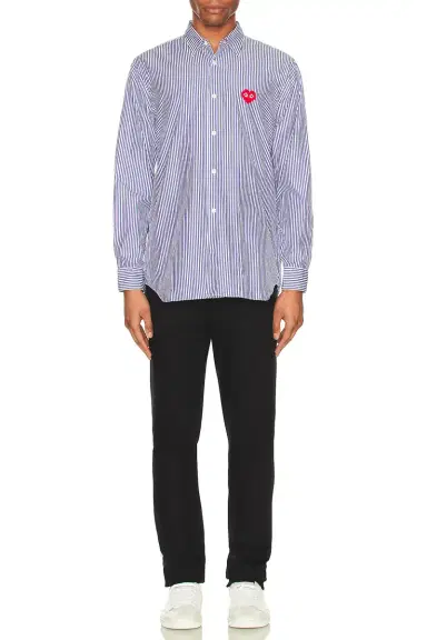 Comme des Garçons PLAY Invader Stipe Shirt | Thumbnail 5 Comme des Garçons PLAY Invader Stipe Shirt | Thumbnail 5