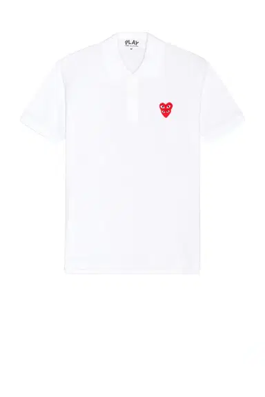 Comme des Garçons PLAY Polo T-Shirt | Thumbnail 1 Comme des Garçons PLAY Polo T-Shirt | Thumbnail 1
