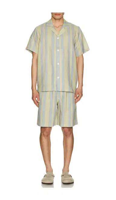 OAS Mist Strata Nicola Linen Shorts | Thumbnail 2 OAS Mist Strata Nicola Linen Shorts | Thumbnail 2