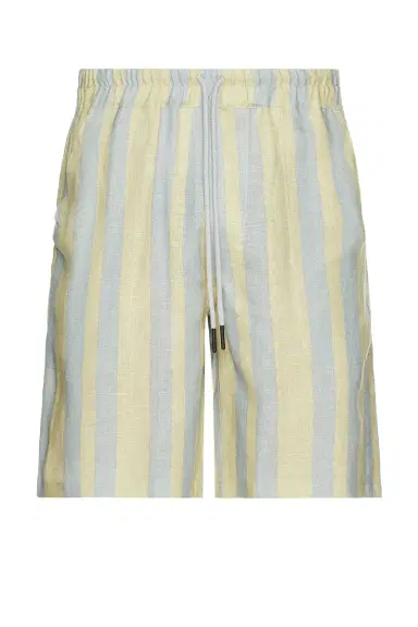 OAS Mist Strata Nicola Linen Shorts | Thumbnail 5 OAS Mist Strata Nicola Linen Shorts | Thumbnail 5