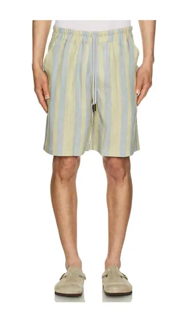 OAS Mist Strata Nicola Linen Shorts | Thumbnail 1 OAS Mist Strata Nicola Linen Shorts | Thumbnail 1