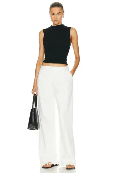 ENZA COSTA Silk Sweater Knit Sleeveless Mockneck Top | Thumbnail 4 ENZA COSTA Silk Sweater Knit Sleeveless Mockneck Top | Thumbnail 4