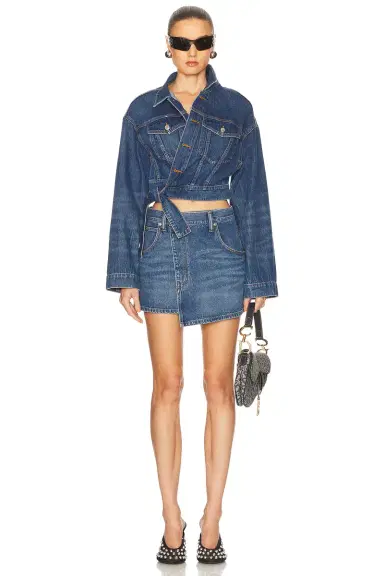 Alexander Wang Deconstructed Wrapped Skirt | Thumbnail 5 Alexander Wang Deconstructed Wrapped Skirt | Thumbnail 5