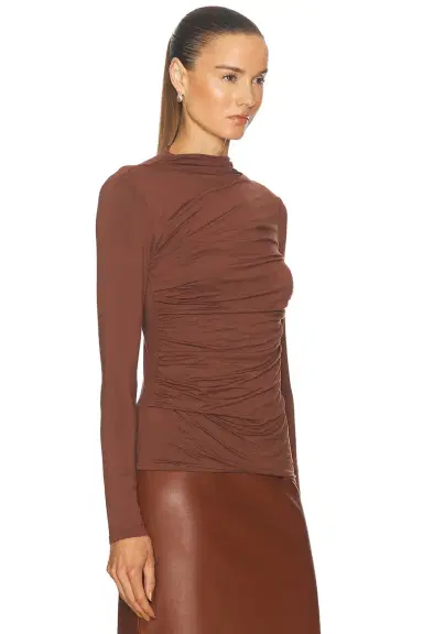 ENZA COSTA Viscose Jersey Twist Top | Thumbnail 2 ENZA COSTA Viscose Jersey Twist Top | Thumbnail 2