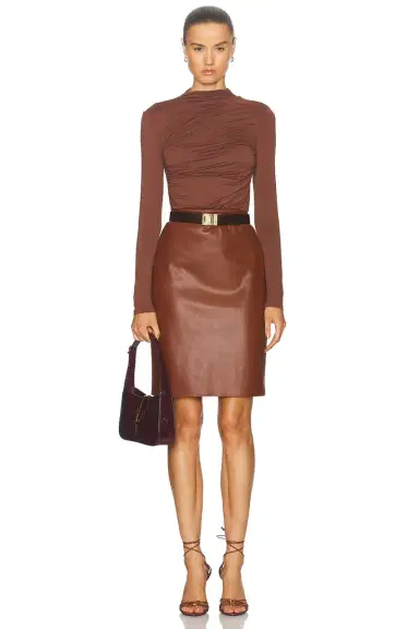 ENZA COSTA Viscose Jersey Twist Top | Thumbnail 4 ENZA COSTA Viscose Jersey Twist Top | Thumbnail 4