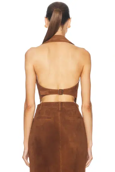 retrofete Josephine Suede Vest | Thumbnail 3 retrofete Josephine Suede Vest | Thumbnail 3