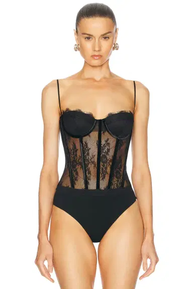 retrofete Gisela Lace Bodysuit | Thumbnail 2 retrofete Gisela Lace Bodysuit | Thumbnail 2