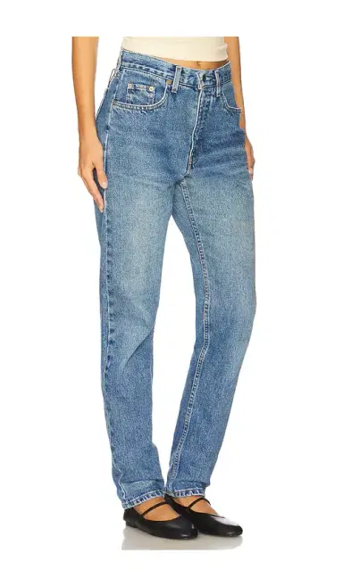 aligrace Vintage High Rise Slim Straight Jean | Thumbnail 2 aligrace Vintage High Rise Slim Straight Jean | Thumbnail 2
