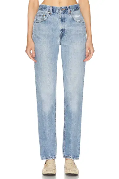 aligrace Vintage High Rise Slim Straight Jean | Thumbnail 3 aligrace Vintage High Rise Slim Straight Jean | Thumbnail 3