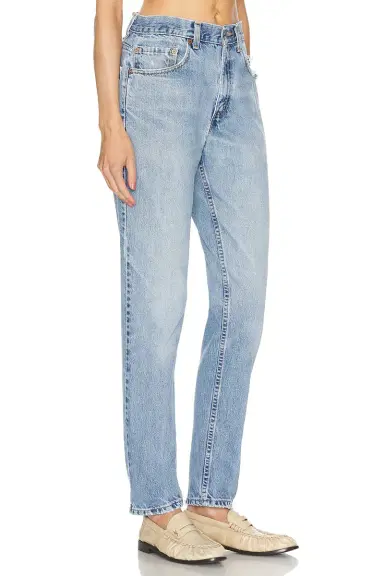 aligrace Vintage High Rise Slim Straight Jean | Thumbnail 4 aligrace Vintage High Rise Slim Straight Jean | Thumbnail 4