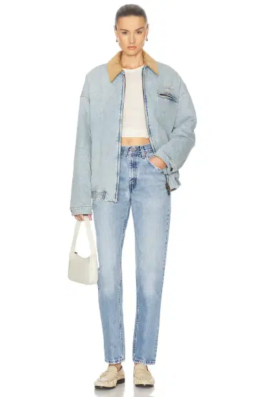 aligrace Vintage High Rise Slim Straight Jean | Thumbnail 7 aligrace Vintage High Rise Slim Straight Jean | Thumbnail 7