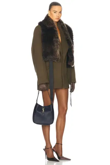 Saint Laurent Small Le 5 A 7 Shoulder Bag | Thumbnail 2 Saint Laurent Small Le 5 A 7 Shoulder Bag | Thumbnail 2
