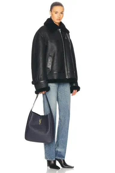 Saint Laurent Large Le 5 A 7 Shoulder Bag | Thumbnail 2 Saint Laurent Large Le 5 A 7 Shoulder Bag | Thumbnail 2