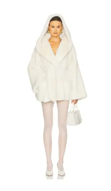 Helsa The Hooded Faux Fur Coat | Thumbnail 1 Helsa The Hooded Faux Fur Coat | Thumbnail 1