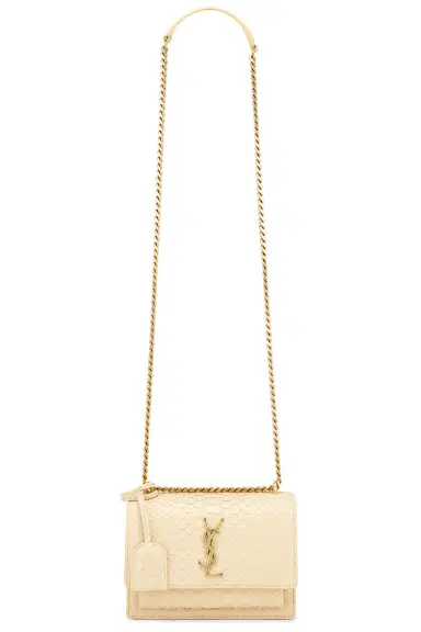 Saint Laurent Python Small Sunset Bag | Thumbnail 1 Saint Laurent Python Small Sunset Bag | Thumbnail 1