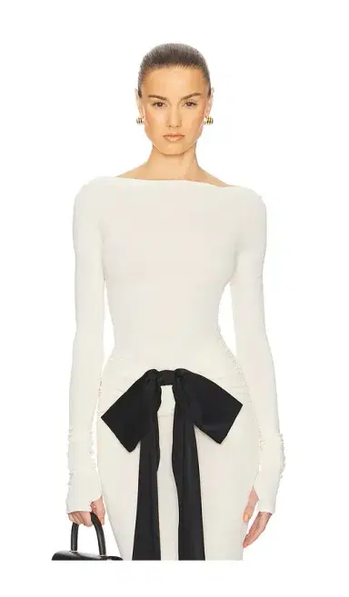 Helsa Matte Jersey Long Sleeve Top | Thumbnail 2 Helsa Matte Jersey Long Sleeve Top | Thumbnail 2