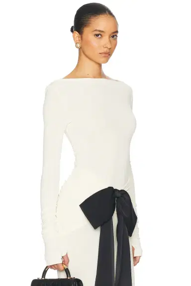 Helsa Matte Jersey Long Sleeve Top | Thumbnail 5 Helsa Matte Jersey Long Sleeve Top | Thumbnail 5