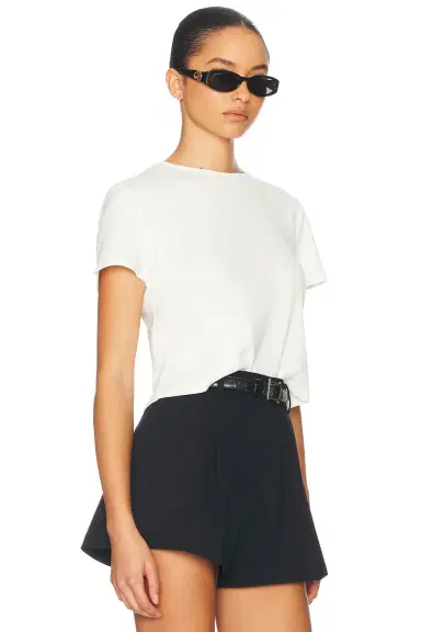 Helsa The Rib Baby Tee | Thumbnail 4 Helsa The Rib Baby Tee | Thumbnail 4