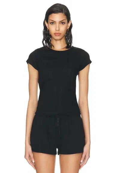 Cou Cou Intimates The Regular Baby Tee | Thumbnail 1 Cou Cou Intimates The Regular Baby Tee | Thumbnail 1