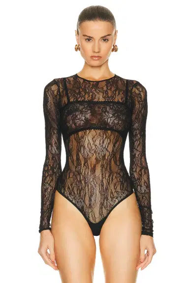 WARDROBE.NYC Lace Bodysuit | Thumbnail 2 WARDROBE.NYC Lace Bodysuit | Thumbnail 2