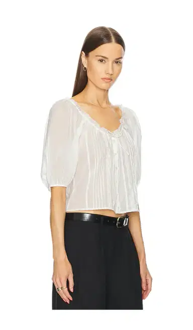 Helsa Voile Peasant Blouse | Thumbnail 4 Helsa Voile Peasant Blouse | Thumbnail 4