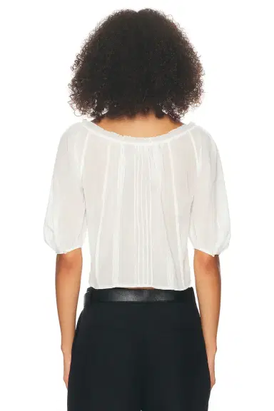 Helsa Voile Peasant Blouse | Thumbnail 5 Helsa Voile Peasant Blouse | Thumbnail 5