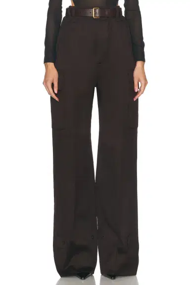 Saint Laurent Wide Leg Pant | Thumbnail 1 Saint Laurent Wide Leg Pant | Thumbnail 1