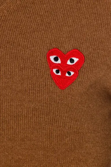 Comme des Garçons PLAY V-Neck Pullover | Thumbnail 5 Comme des Garçons PLAY V-Neck Pullover | Thumbnail 5