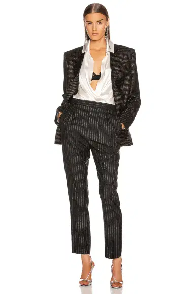 Saint Laurent Striped Tailored Pant | Thumbnail 4 Saint Laurent Striped Tailored Pant | Thumbnail 4