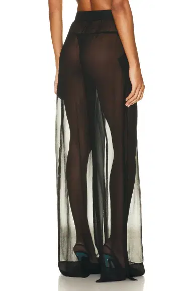 Saint Laurent Silk Pant | Thumbnail 3 Saint Laurent Silk Pant | Thumbnail 3